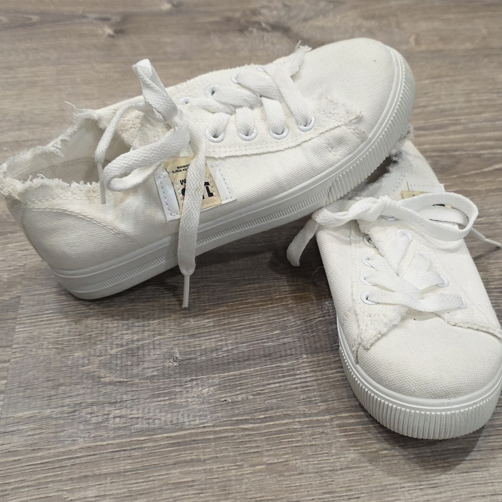 White Canvas Sneakers